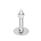 GN 41 Metric Thread, Stainless Steel Leveling Feet, Tapped Socket or Threaded Stud Type Type (Base): D0 - Without rubber pad / cap
Version (Stud / Socket): VK - With nut, external hex at the top, wrench flat at the bottom