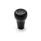 EN 718.1 Technopolymer Plastic Mushroom Shaped Knobs, Press-On Type, Softline Type: G - Closed version