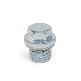 DIN 910 Steel / Stainless Steel Threaded Plugs, with Collar and External Hex Material: ST - Steel<br />Type: AN - With stainless steel sealing ring