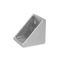 GN 30i Zinc Die-Cast Angle Brackets, for Aluminum Profiles (i-Modular System) Type: A - Without accessory<br />Size: 80x80