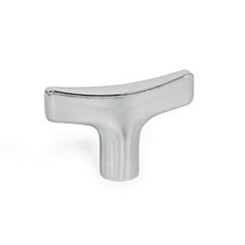 GN 5063 Stainless Steel AISI 316 T-Handles, Tapped or Blind Bore Type Finish: PL - Polished finish