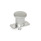 GN 822.12 Stainless Steel Mini Indexing Plungers, Lock-Out and Non Lock-Out, with Mounting Flange Type: BN - Non lock-out, with stainless steel knob