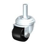 Steel Wheel Swivel Casters, Nylon Plastic Wheel Tread / Core