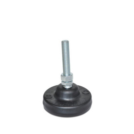  PM 500 Steel &quot;PolyMount&quot;™ Leveling Mounts, Plastic Base, Threaded Stud Type Type: A - Without pad