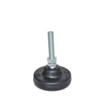 Steel "PolyMount"™ Leveling Mounts, Plastic Base, Threaded Stud Type