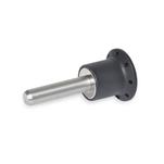 Plastic Quick Release Pins, with Stainless Steel Shank, with Axial Locking Magnet