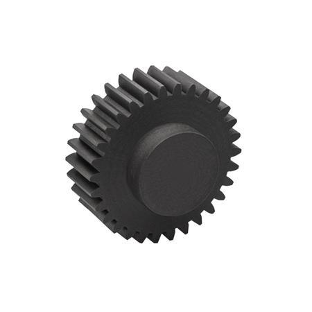 EN 7802 Engrenages cylindriques en plastique, angle de pression de 20°, module 0.5 Nombre de dents z: ≤ 50