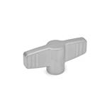 Stainless Steel Wing Nuts, with Tapped Through or Tapped Blind Bore