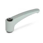 Zinc Die-Cast Adjustable Levers, Ergostyle®, Tapped Type, with Steel Components