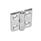 GN 237 Bisagras de acero inoxidable, con orificios avellanados o espárragos roscados Material: A4 - Acero inoxidable
Tipo: A - 2x2 orificios para tornillos avellanados