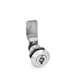 GN 516.5 Loquets de compression inox, manipulation par éléments d'actionnement ou clés à douille Type: VDE - Par double panneton