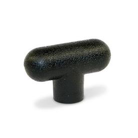  TBK Nylon Plastic T-Bar Knobs, with Tapped Insert 