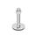GN 44 Stainless Steel AISI 316L Leveling Feet, Threaded Stud Type Type (Base): D3 - With rubber pad, vulcanized, black
Version (Stud): TK - With nut, wrench flat at the bottom