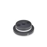 Aluminum Control Knob Flange, for GN 723.4 Knurled Control Knobs with Location Point
