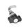 GN 115.8 Zinc Die-Cast Cam Latches with Hook, with Plastic Operating Elements Type: KG - With wing knob
Identification no.: 1 - Without latch bracket
Finish (Housing collar): SW - Black, RAL 9005, textured finish