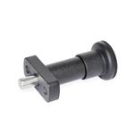 Zinc Die-Cast Indexing Plungers, Lock-Out and Non Lock-Out, with Top Mount Flange