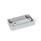 GN 4470 Zinc Die-Cast Magnetic Catches, with Rubberized Magnetic Surface Type: A2 - Magnetic surface top, with slotted hole
Identification: F - With strike plate, with countersunk hole
Finish: SR - Silver, RAL 9006, textured finish