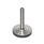 GN 6311.6 Stainless Steel Leveling Feet, with or without Plastic / Rubber Cap Type: R - With rubber cap, non-skid