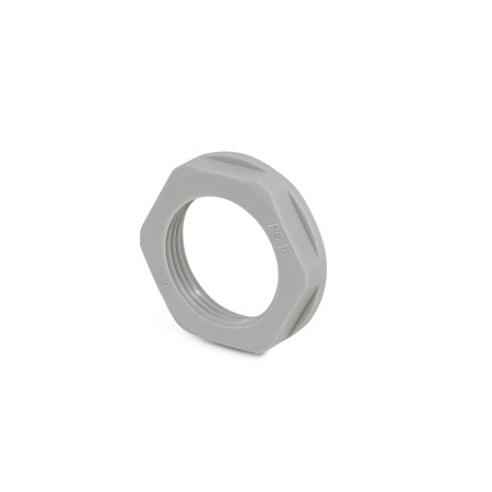 Écrous minces à 6 pans GN 62444.1: Laiton / inox / plastique, filetage PG