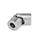 DIN 808 Stainless Steel Universal Joints with Friction Bearing, Single or Double Jointed Material: NI - Stainless steel
Bore code: B - Without keyway
Type: EG - Single jointed, friction bearing