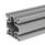 GN 10b Aluminum Profiles, b-Modular System, with Open Slots on All Sides, Profile Type Light Profile size: B-909010L
Finish: N - Anodized finish, natural color