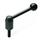 GN 312 Steel Safety Adjustable Levers, Threaded Stud Type Type: E - Angled lever