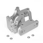 Aluminum Multiple-Joint Hinges, Concealed, with Opening Angle of 120°