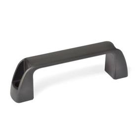  MF Nylon Plastic Cabinet U-Handles, with Counterbored Mounting Holes 