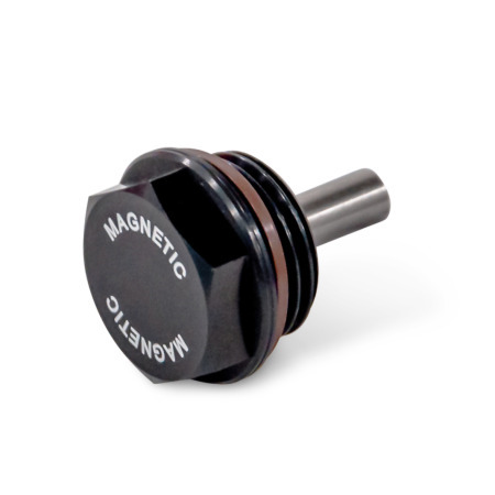 Threaded Plugs GN 738.1: Aluminum, Magnet Material AINiCo, Resistant up to 356 °F, Black Anodized FInish