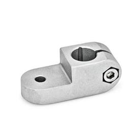 GN 273 Aluminum Swivel Clamp Connectors Finish: BL - Plain finish, Matte shot-blasted finish