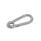 GN 5299 Steel / Stainless Steel Carabiners Type: E - Closed eye (only in stainless steel)
Material: A4 - Stainless steel
