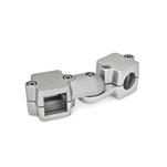 Aluminum Swivel Clamp Connector Joints, Split Assembly