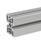 GN 10b Aluminum Profiles, b-Modular System, with Open Slots on All Sides, Profile Type Heavy Profile size: B-456010S
Finish: N - Anodized finish, natural color