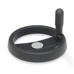 Technopolymer Plastic, Two Spoked Handwheels, with or without Revolving Handle