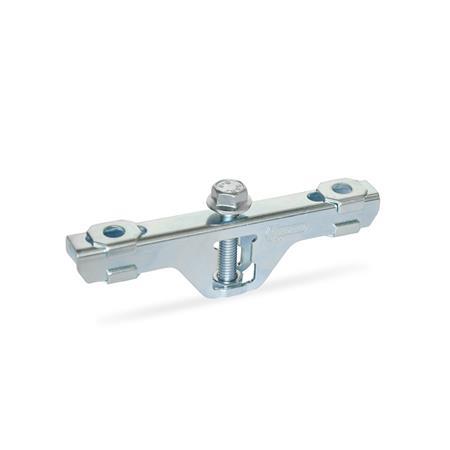 GN 801.1 Steel Clamping Arm Extenders, Rigid, for Toggle Clamps with U-Bar 