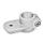 GN 274 Aluminum, Swivel Clamp Connectors Type: OZ - Without centering step (smooth)
Finish: BL - Plain finish, Matte shot-blasted finish