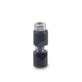 GN 928 Clavettes de serrage en acier, pour arbres ou tubes ronds 