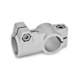 GN 192 Aluminum T-Angle Connector Clamps Finish: BL - Plain, Matte shot-blasted finish