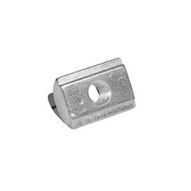 GN 506.2 Steel Roll-In T-Slot Nuts, for Aluminum Profiles, with Spring Leaf 