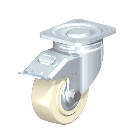 LH-GSPO Steel Medium Duty Cast Nylon Wheel Swivel Casters with