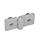 EN 159 Technopolymer Plastic Hinges, for Profile Systems Color: LG - Gray, Matte finish
Identification no.: 1 - Without safety adjustable levers