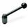 GN 312 Steel Safety Adjustable Levers, Tapped Type Type: E - Angled lever