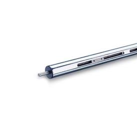 GN 292 Steel / Stainless Steel Linear Actuators, with Right and Left Hand Thread 