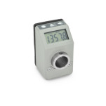 Plastic Digital Position Indicators, Electronic, 5 Digits LCD Display