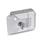 GN 936 Zinc Die-Cast Slam Latches / Slam Locks Type: SCL - Lockable (Keyed alike)
Color: SR - Silver, RAL 9006, textured finish