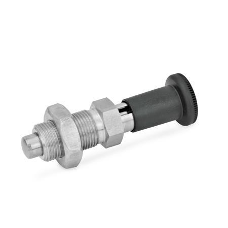 M12 10X Index Plunger with Ring Pull Spring Loaded Retractable Locking Pin 