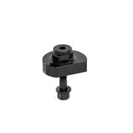 GN 918 Steel Eccentrical Cam Units, Radial Clamping, Screw from the Back Type: SKB - With hex<br />Clamping direction: L - By counter-clockwise rotation