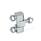 GN 129 Steel Hinges, Consisting of Two or Three Parts Type: D - Consisting of three parts