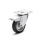 EN 22874 Steel Medium Duty Casters, Rubber Wheel Tread, Steel Sheet Metal Wheel Core, Light Version Bearing type: G - Friction bearing
Bracket type: LF - Swivel bracket with mounting plate, with total lock brake
Coding: L - Light version
Bracket material: ST - Steel sheet metal, zinc plated
