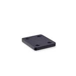 Steel Base Plates, for Knee Lever Modules GN 810.12 / GN 810.13